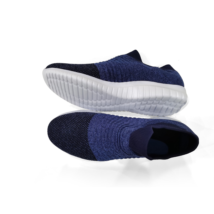 China Popular Latest Fashion Slip-On Knit Sneaker Cheap Sports Running Casual Shoes