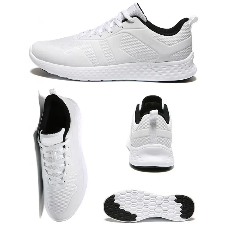 OEM  ODM Service Top Level Fashion Comfortable Sport Running MD Mesh Unisex Men Knitted Casual Shoes Walking Shoes